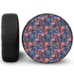 Boho Paisley Pattern Print Leather Spare Tire Cover
