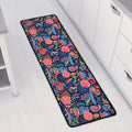 Boho Paisley Pattern Print Long Kitchen Mat