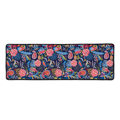 Boho Paisley Pattern Print Long Kitchen Mat