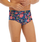 Boho Paisley Pattern Print Men's Briefs