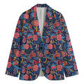 Boho Paisley Pattern Print Men's Cotton Blazer