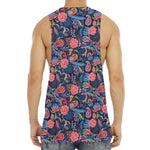 Boho Paisley Pattern Print Men's Muscle Tank Top