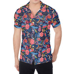 Boho Paisley Pattern Print Men's Shirt