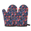Boho Paisley Pattern Print Oven Mitts