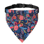 Boho Paisley Pattern Print Over The Collar Dog Bandana