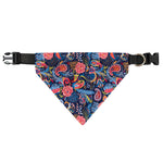 Boho Paisley Pattern Print Over The Collar Dog Bandana