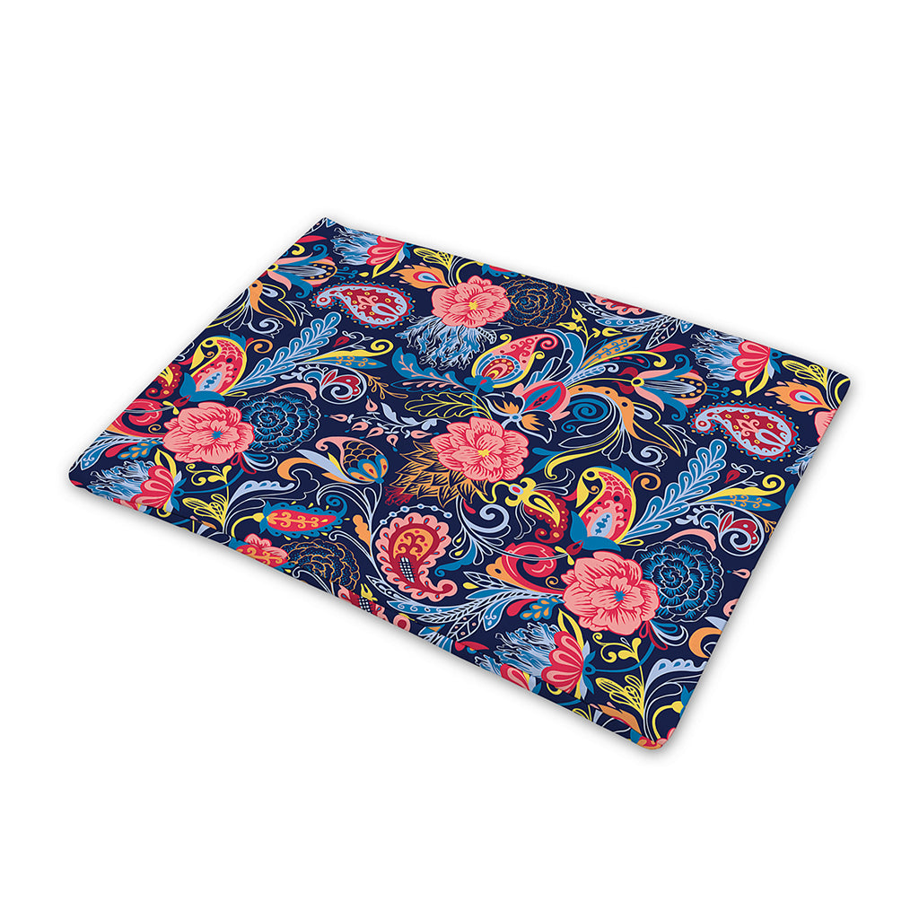 Boho Paisley Pattern Print Pet Cooling Mat Cover