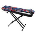 Boho Paisley Pattern Print Piano Keyboard Cover