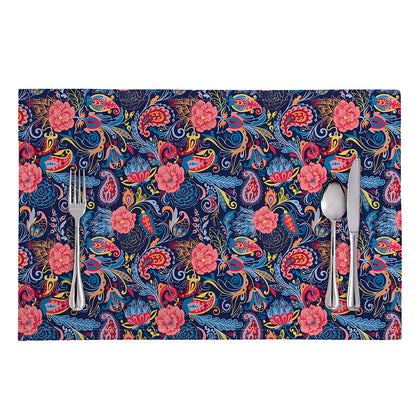 Boho Paisley Pattern Print Placemat