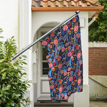 Boho Paisley Pattern Print Polyester Flag