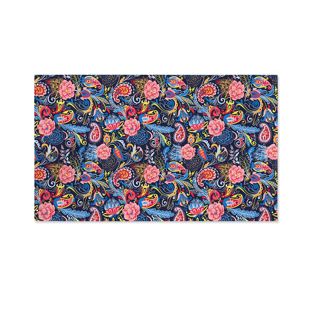 Boho Paisley Pattern Print Polyester Flag