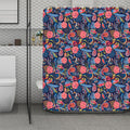 Boho Paisley Pattern Print Polyester Shower Curtain
