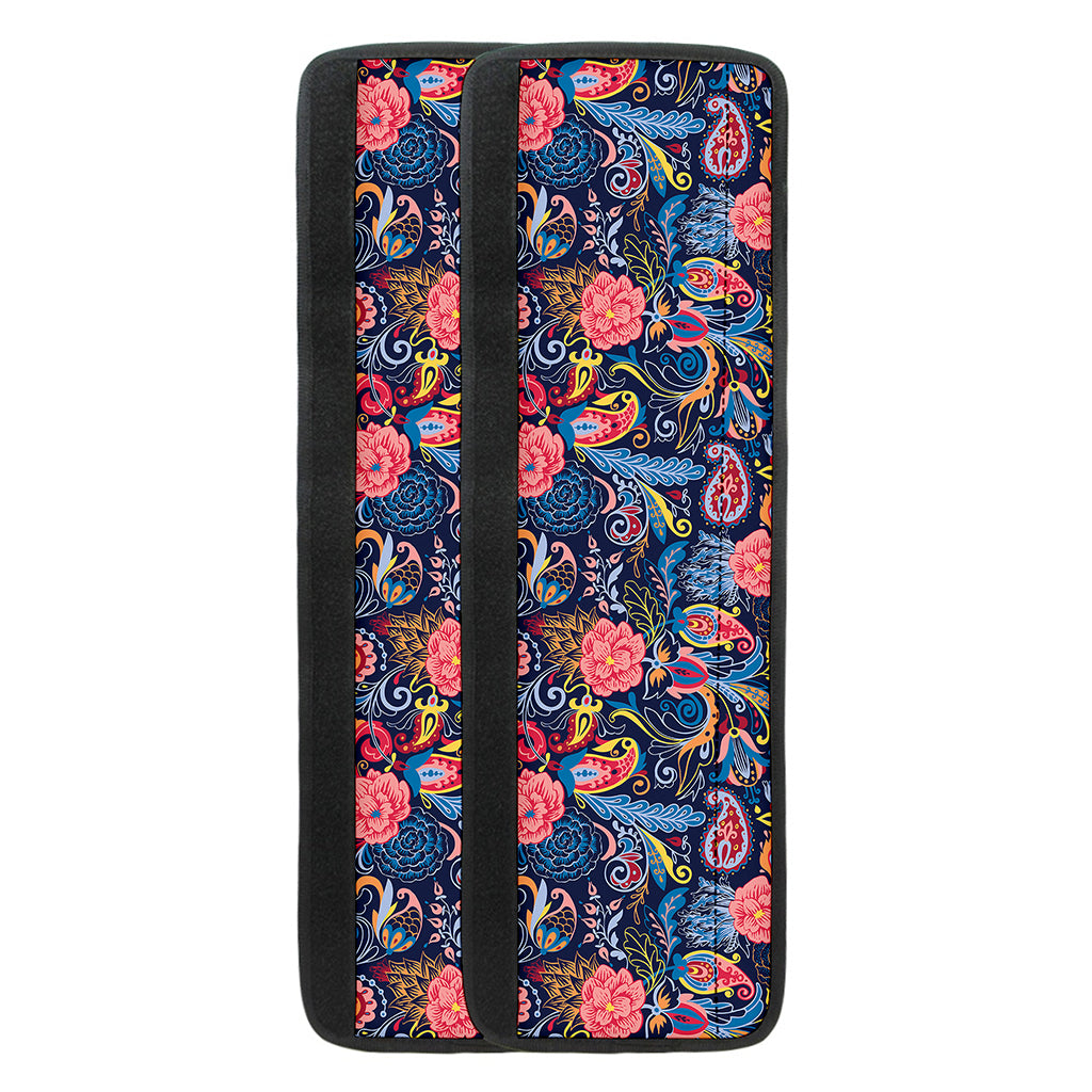 Boho Paisley Pattern Print Refrigerator Handle Covers