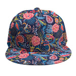 Boho Paisley Pattern Print Snapback Cap