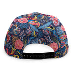 Boho Paisley Pattern Print Snapback Cap