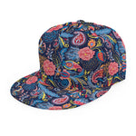 Boho Paisley Pattern Print Snapback Cap