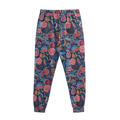 Boho Paisley Pattern Print Sweatpants
