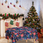 Boho Paisley Pattern Print Tablecloth