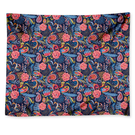 Boho Paisley Pattern Print Tapestry