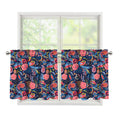 Boho Paisley Pattern Print Tier Curtains