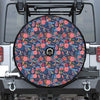 Boho Paisley Pattern Print Tire Cover With Camera Hole