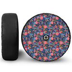 Boho Paisley Pattern Print Tire Cover With Camera Hole