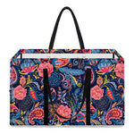 Boho Paisley Pattern Print Utility Tote Bag