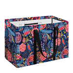 Boho Paisley Pattern Print Utility Tote Bag