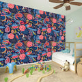 Boho Paisley Pattern Print Wall Sticker