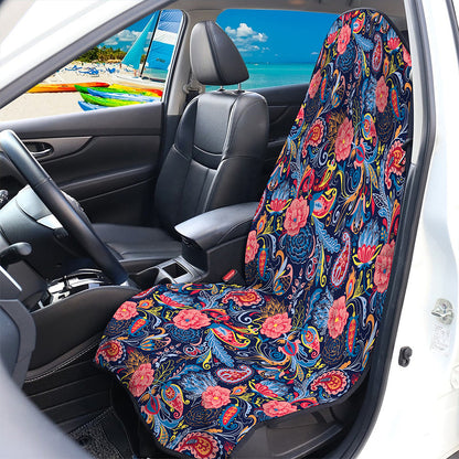 Boho Paisley Pattern Print Waterproof Car Seat Cover