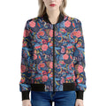 Boho Paisley Pattern Print Women's Bomber Jacket