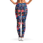 Boho Paisley Pattern Print Women's Leggings