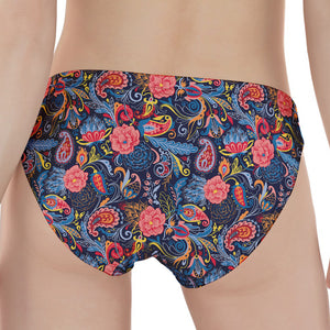 Boho Paisley Pattern Print Women's Panties