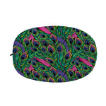 Boho Peacock Feather Pattern Print Car Side Mirror Covers
