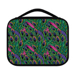 Boho Peacock Feather Pattern Print Classic Bible Case