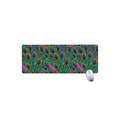 Boho Peacock Feather Pattern Print Extended Mouse Pad