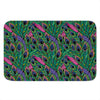 Boho Peacock Feather Pattern Print Indoor Door Mat