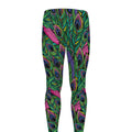 Boho Peacock Feather Pattern Print Men's Leggings
