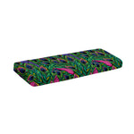 Boho Peacock Feather Pattern Print Piano Keyboard Cover