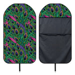 Boho Peacock Feather Pattern Print Waterproof Car Seat Cover