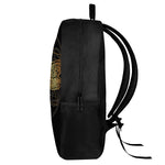 Boho Spiritual Dragonfly Print 17 Inch Backpack