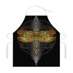 Boho Spiritual Dragonfly Print Adjustable Apron