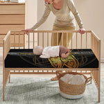 Boho Spiritual Dragonfly Print Baby Crib Sheet