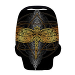 Boho Spiritual Dragonfly Print Baby Seat Cover