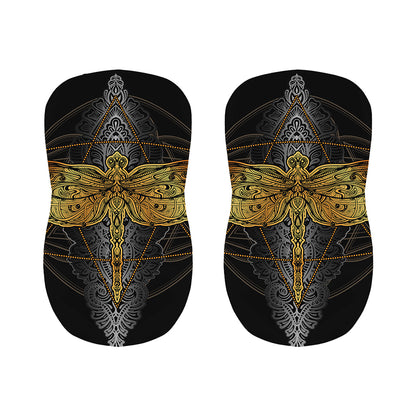 Boho Spiritual Dragonfly Print Bar Stool Covers