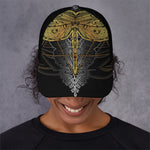 Boho Spiritual Dragonfly Print Baseball Cap