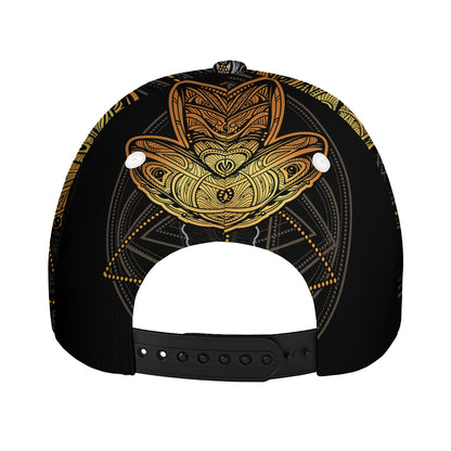 Boho Spiritual Dragonfly Print Baseball Cap