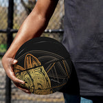 Boho Spiritual Dragonfly Print Basketball
