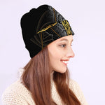 Boho Spiritual Dragonfly Print Beanie