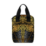Boho Spiritual Dragonfly Print Bible Tote Bag